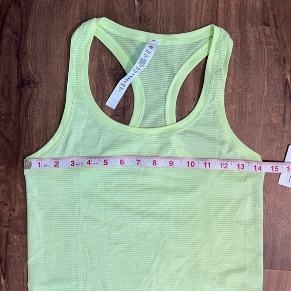 NWT Lululemon Swiftly Tech Racerback Tank Top 2.0, Size 4, Color: Faded Zap - Picture 5 of 7